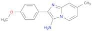 2-(4-methoxyphenyl)-7-methylimidazo[1,2-a]pyridin-3-amine