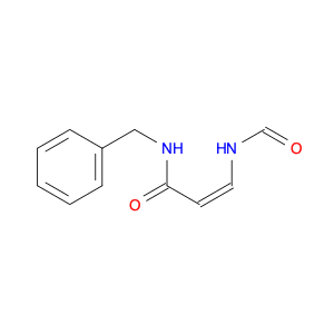 2-Propenamide, 3-(formylamino)-N-(phenylmethyl)-, (Z)-