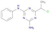 6-(1-chloroethyl)-4-(phenylimino)-1,4-dihydro-1,3,5-triazin-2-amine