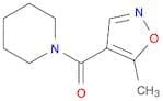 1-(5-methyl-1,2-oxazole-4-carbonyl)piperidine
