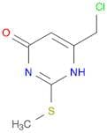 6-(Chloromethyl)-2-(methylthio)pyrimidin-4(3h)-one
