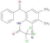 Acetamide, N-(6-benzoyl-2-cyano-3,4-dimethylphenyl)-2,2,2-trichloro-