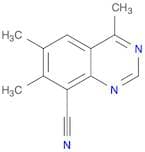 4,6,7-Trimethylquinazoline-8-carbonitrile