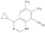 8-Quinazolinecarbonitrile, 4-cyclopropyl-1,4-dihydro-6,7-dimethyl-
