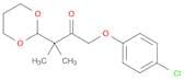 2-Butanone, 1-(4-chlorophenoxy)-3-(1,3-dioxan-2-yl)-3-methyl-