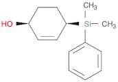 2-Cyclohexen-1-ol, 4-(dimethylphenylsilyl)-, cis-
