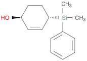2-Cyclohexen-1-ol, 4-(dimethylphenylsilyl)-, trans-
