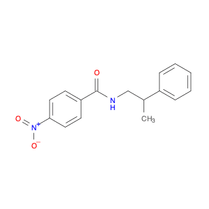 Benzamide, 4-nitro-N-(2-phenylpropyl)-