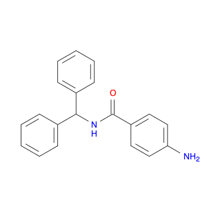 Benzamide, 4-amino-N-(diphenylmethyl)-