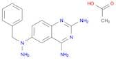 2,4-Quinazolinediamine, 6-[1-(phenylmethyl)hydrazino]-, monoacetate