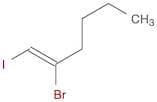 1-Hexene, 2-bromo-1-iodo-, (Z)-