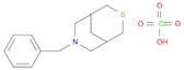 3-Thia-7-azabicyclo[3.3.1]nonane, 7-(phenylmethyl)-, perchlorate (1:1)