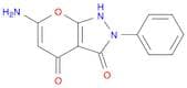 Pyrano[2,3-c]pyrazole-3,4-dione, 6-amino-1,2-dihydro-2-phenyl-