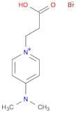 Pyridinium, 1-(2-carboxyethyl)-4-(dimethylamino)-, bromide