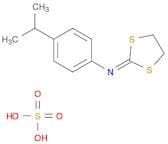 Benzenamine, N-1,3-dithiolan-2-ylidene-4-(1-methylethyl)-, sulfate