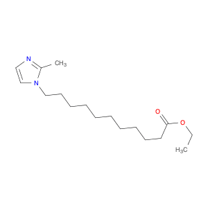 1H-Imidazole-1-undecanoic acid, 2-methyl-, ethyl ester