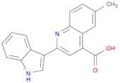 2-(1H-Indol-3-yl)-6-methylquinoline-4-carboxylic acid