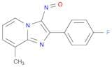 Imidazo[1,2-a]pyridine, 2-(4-fluorophenyl)-8-methyl-3-nitroso-