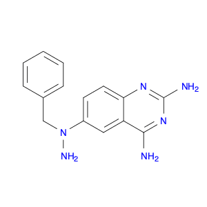 2,4-Quinazolinediamine, 6-[1-(phenylmethyl)hydrazino]-
