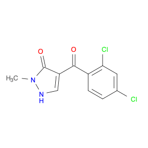 3H-Pyrazol-3-one, 4-(2,4-dichlorobenzoyl)-1,2-dihydro-2-methyl-