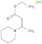 2-Butenoic acid, 3-(1-piperidinyl)-, ethyl ester, hydrochloride