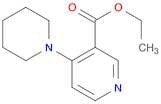 3-Pyridinecarboxylic acid, 4-(1-piperidinyl)-, ethyl ester