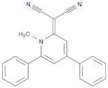 Propanedinitrile, (1-methyl-4,6-diphenyl-2(1H)-pyridinylidene)-