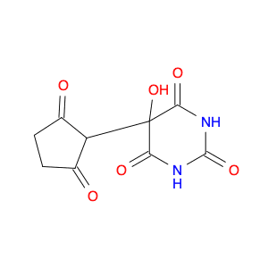 2,4,6(1H,3H,5H)-Pyrimidinetrione, 5-(2,5-dioxocyclopentyl)-5-hydroxy-