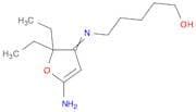 1-Pentanol, 5-[(5-amino-2,2-diethyl-3(2H)-furanylidene)amino]-