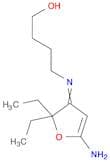 1-Butanol, 4-[(5-amino-2,2-diethyl-3(2H)-furanylidene)amino]-