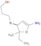 1-Propanol, 3-[(5-amino-2-ethyl-2-methyl-3(2H)-furanylidene)amino]-