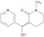 2-Piperidinone, 3-(hydroxy-3-pyridinylmethylene)-1-methyl-