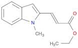 2-Propenoic acid, 3-(1-methyl-1H-indol-2-yl)-, ethyl ester, (E)-