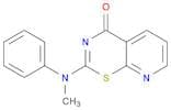 4H-Pyrido[3,2-e]-1,3-thiazin-4-one, 2-(methylphenylamino)-