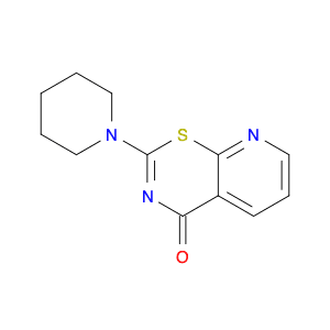 4H-Pyrido[3,2-e]-1,3-thiazin-4-one, 2-(1-piperidinyl)-