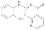 4H-Pyrido[3,2-e]-1,3-thiazin-4-one, 2-[(2-methylphenyl)amino]-