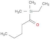 Silane, ethyldimethyl(1-oxopentyl)-