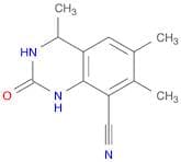 4,6,7-Trimethyl-2-oxo-1,2,3,4-tetrahydroquinazoline-8-carbonitrile