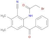 Acetamide, N-(6-benzoyl-2-cyano-3,4-dimethylphenyl)-2-bromo-