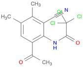 Acetamide, N-(6-acetyl-2-cyano-3,4-dimethylphenyl)-2,2,2-trichloro-