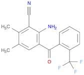 Benzonitrile, 2-amino-5,6-dimethyl-3-[2-(trifluoromethyl)benzoyl]-