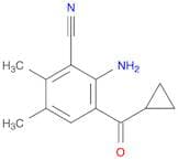 Benzonitrile, 2-amino-3-(cyclopropylcarbonyl)-5,6-dimethyl-