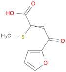 2-Butenoic acid, 4-(2-furanyl)-2-(methylthio)-4-oxo-