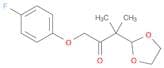 2-Butanone, 3-(1,3-dioxolan-2-yl)-1-(4-fluorophenoxy)-3-methyl-