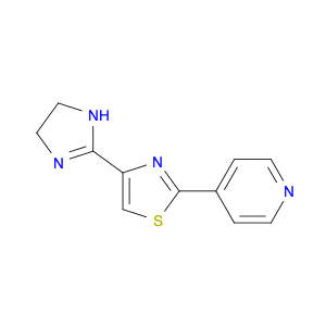 Pyridine, 4-[4-(4,5-dihydro-1H-imidazol-2-yl)-2-thiazolyl]-