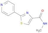 N-Methyl-2-(pyridin-4-yl)thiazole-4-carboxamide