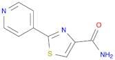 2-(Pyridin-4-yl)thiazole-4-carboxamide