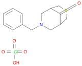 3-Thia-7-azabicyclo[3.3.1]nonan-9-one, 7-(phenylmethyl)-, perchlorate