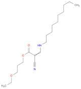 2-Propenoic acid, 2-cyano-3-(decylamino)-, 3-ethoxypropyl ester