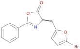 5(4H)-Oxazolone, 4-[(5-bromo-2-furanyl)methylene]-2-phenyl-